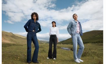 穿上Levi’s® 70’s复古高腰牛仔裤，「高就嗨了」！