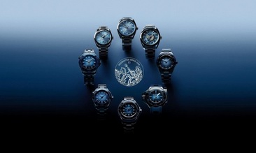 全新欧米茄海马系列Seamaster in Summer Blue腕表，更深、更蓝、更未来