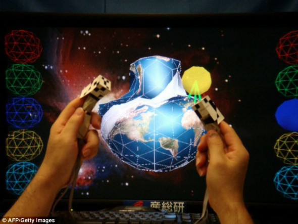 世界首台图像可触摸3D电视在日本问世
