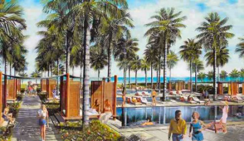 The Setai Pool - Rendering