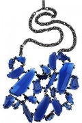 Burberry Prorsum 蓝色琉璃宝石项链