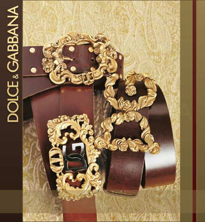 新品:Dolce&Gabbana复古配件