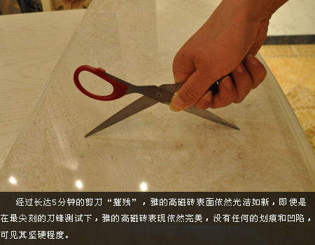 雅的高磁磚表現完美